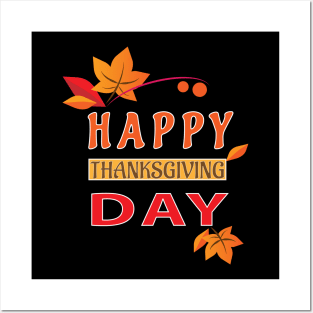 Happy thanksgiving day 2021 Posters and Art